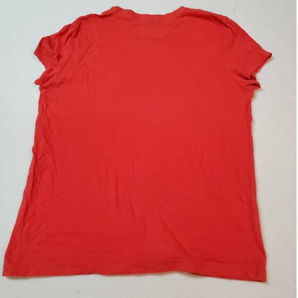 Old Navy Shirt Tee Women Small Perfect Fit Red Can You Ketch-Up To Me Top Casual - Picture 5 of 8